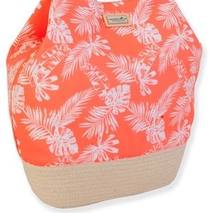Tropical Shoulder Tote Bag NEW by Caribbean Joe